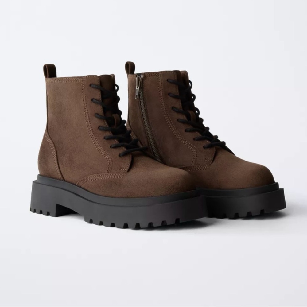 NWT Zara Kids Brown Boots - 2.5